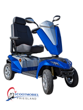 Afbeelding in Gallery-weergave laden, Blauwe kymco scootmobiel op doorzichtige achtergrond